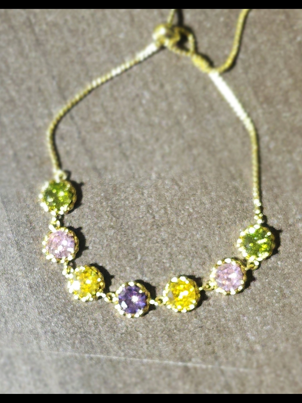 18k Gold Filled Candy Bracelet